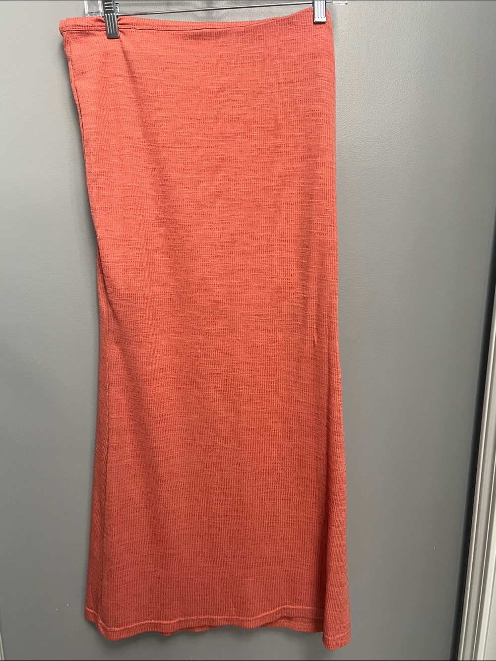Coral Knit Maxi Skirt
